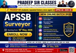 New Batch Starting from 10th May, 2026 for APSSB Surveyor