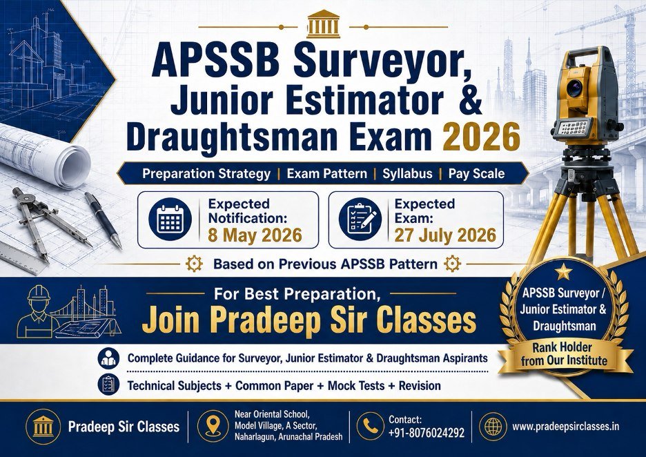 APSSB Surveyor, Junior Estimator & Draughtsman Exam 2026: Preparation Strategy, Exam Pattern, Syllabus, Pay Scale